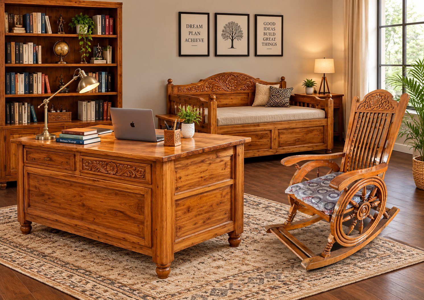 Executive Teak Desk